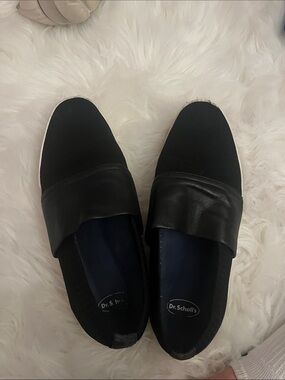 Vince Black Slip-On Casual Shoes